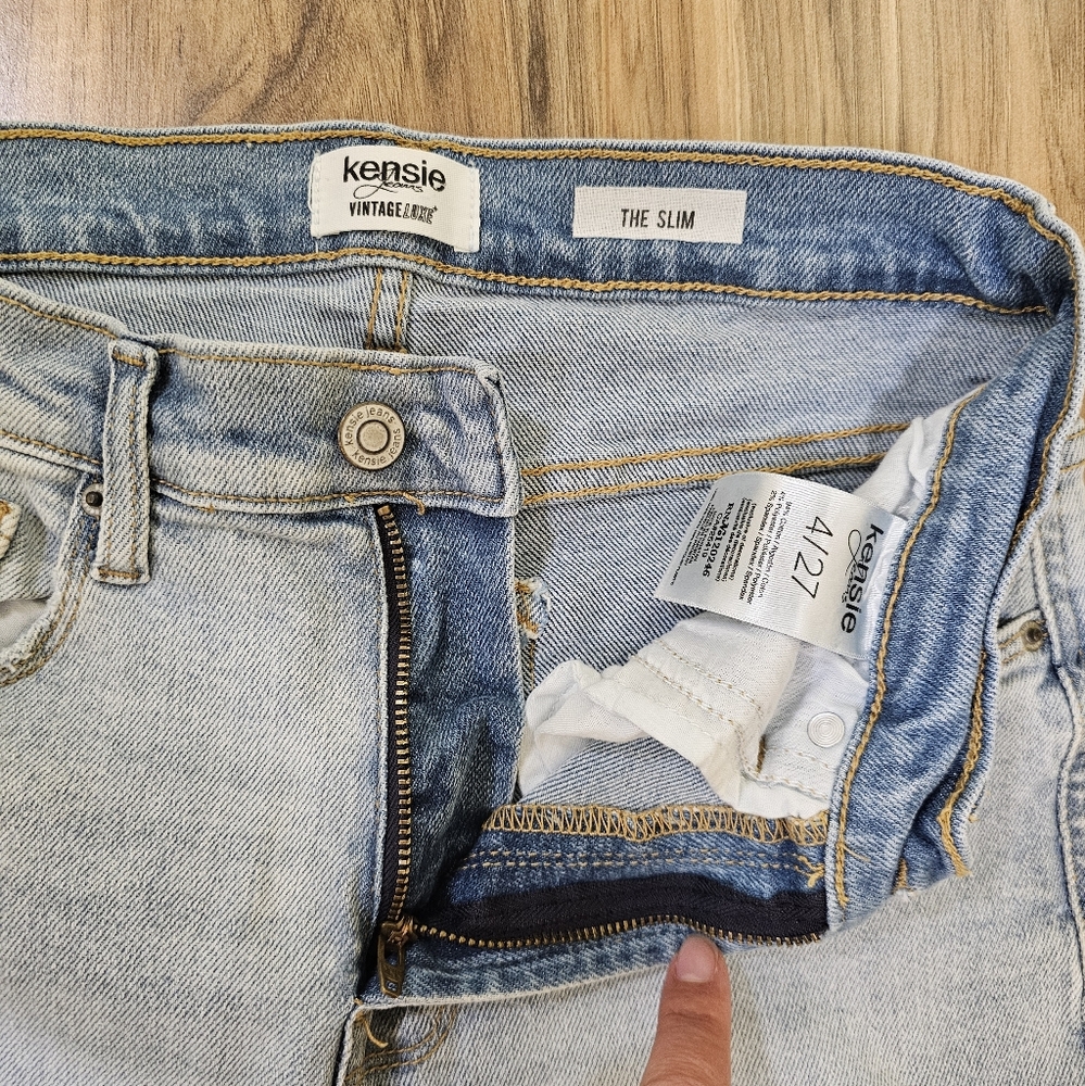 Kensie Jeans High Rise Slim Straight - Picture 5 of 11